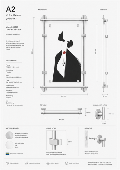 VISTA Fine Frame™ - Floating Gallery Display System (A2)